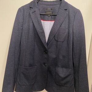 Talbots Dark Blue Blazer with Red Lining